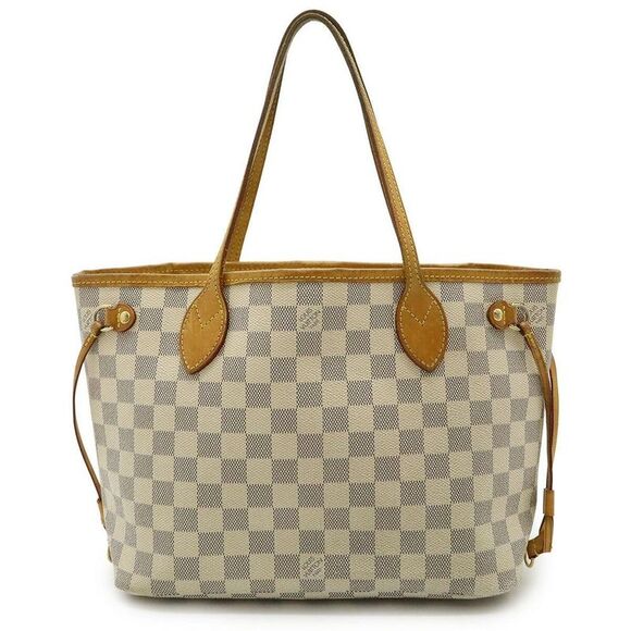 Pre Loved louis vuitton Women white | white Tote Bags - Picture 1 of 8